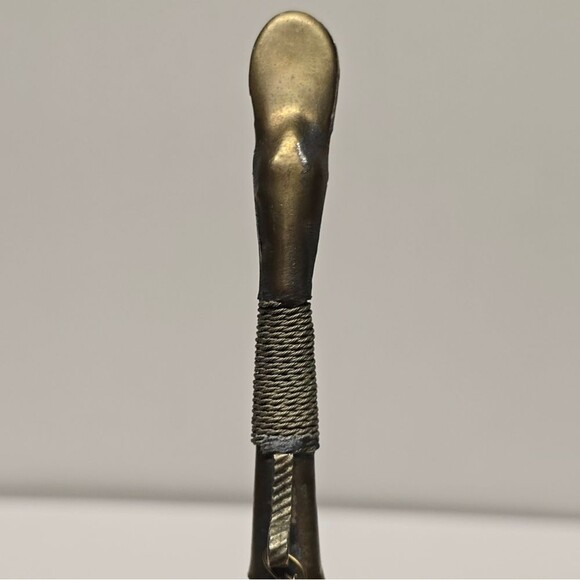 Vintage USSR Georgian Caucasian Horn Traditional Bullhorn Wine Drink Cup - Picture 5 of 8